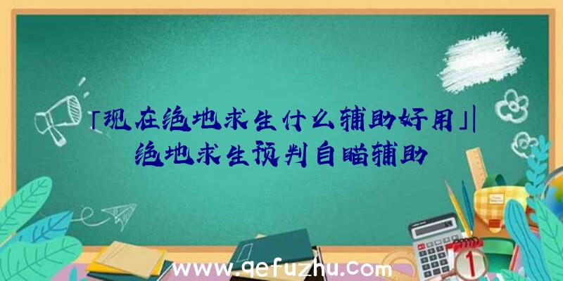 「现在绝地求生什么辅助好用」|绝地求生预判自瞄辅助